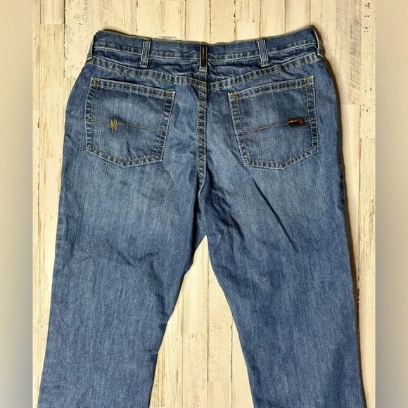 Ariat Mens 42x36 FR M4 Boot Cut Jeans Low Rise Fire Resistant Denim ARC-20.0 - Picture 9 of 10
